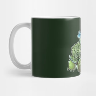 Turtle flower hat Mug